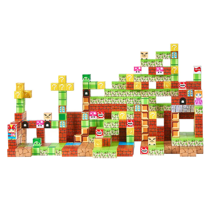 Magnetic Blocks, 100 PCS Magnet Blocks Set, Magnetic Building Cubes For Kids, ST