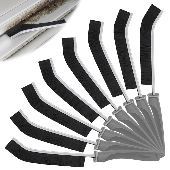 8pcs Cleaning Crevice Brush Hard Bristle Recess Household Gaps Cleaning Tool