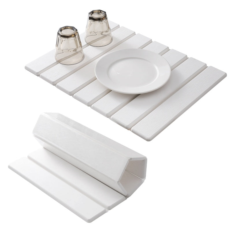 Foldable Stone Dish Drying Mat Super Absorbent Diatomaceous Earth Drying Mats UK