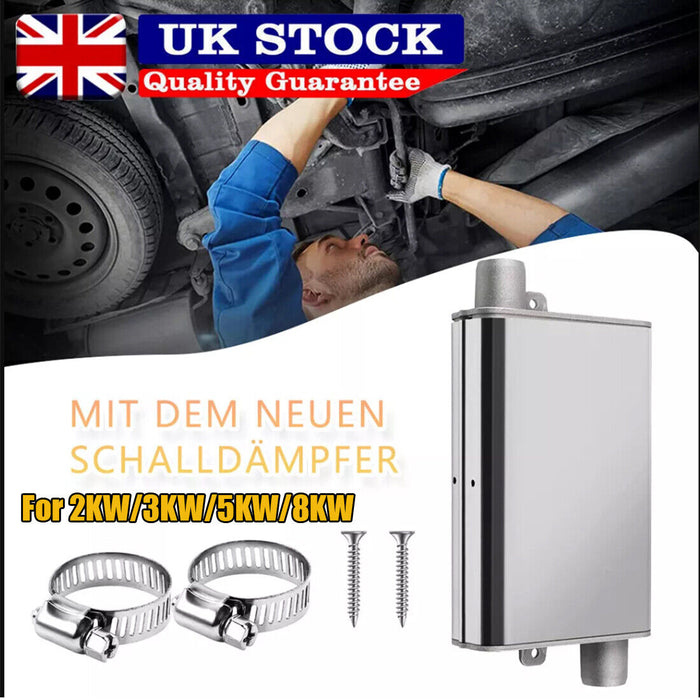 Upgraded 24mm Exhaust Pipe Silencer Muffler For Car Air Parking Heater UK