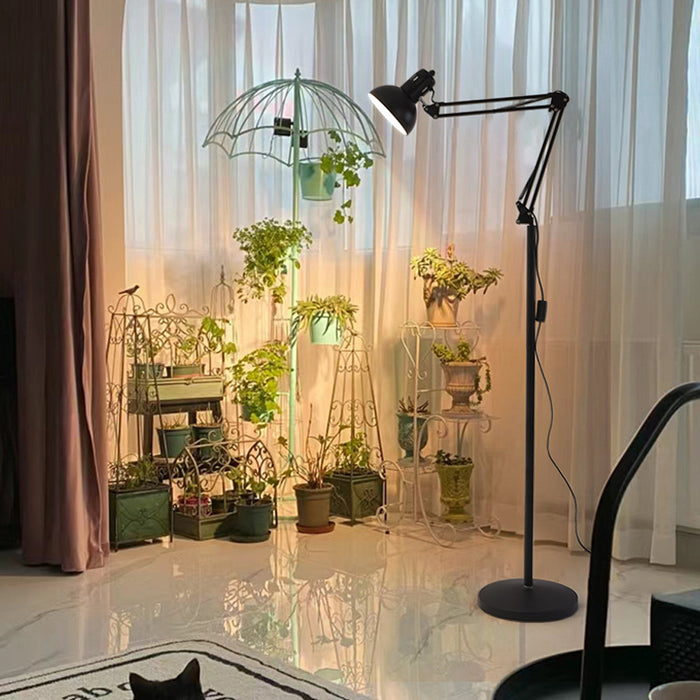 Tall Spotlight Floor Lamp Standard Free Standing Living Room Home Light E27 Bulb