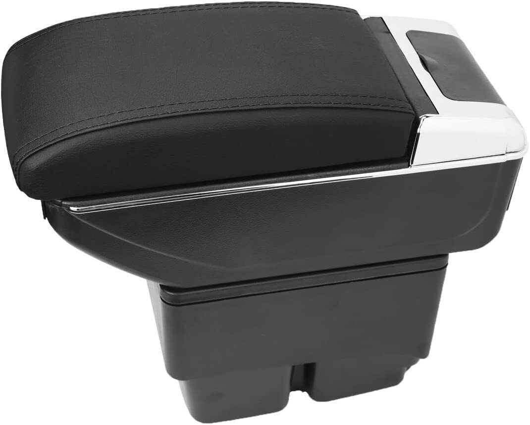 For Ford Fiesta 2011-2017 Dual Layer Armrest Car Central Storage Box Interior UK