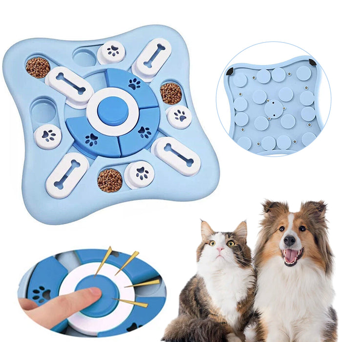 NEW Dog Interactive Puzzle IQ Toys Treat Food Puzzle Game For Dog Mental Stimula