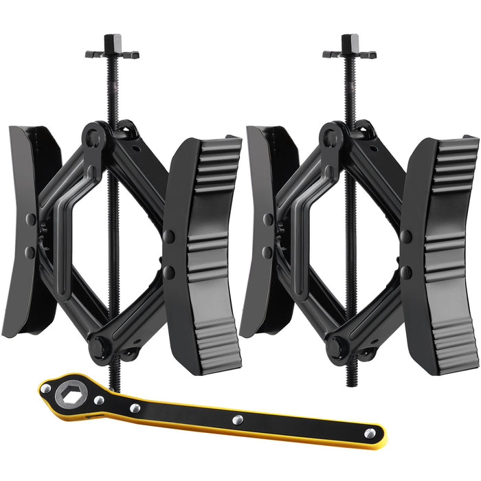 Camper Wheel Chock Stabilizer, Heavy Duty H-shaped RV Tire Locking Chock, Built