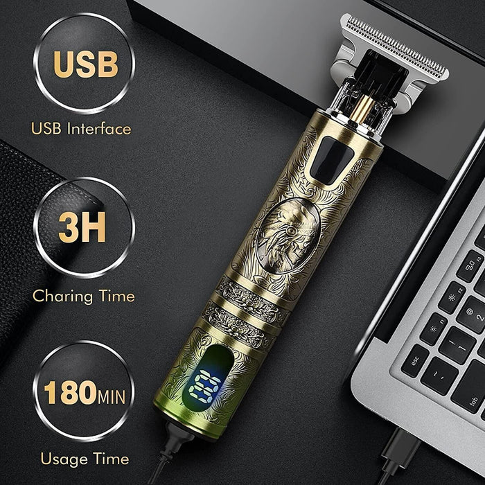 Hair Clippers Beard Trimmer For Men Hair Cutting Cordless Barber Shaving Machine