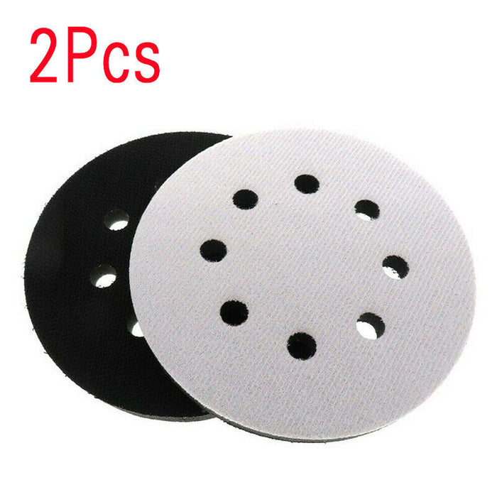 2Pcs 125mm 5inch Diameter Soft Buffer Sponge Interface Cushion Pad Sanding Pads