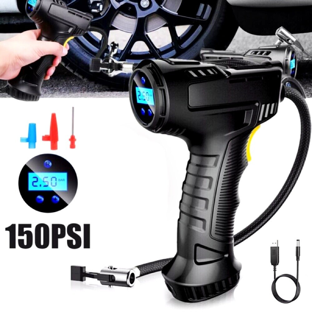 Car Tyre Inflator Cordless 12V Electric Car Tire Air Compressor