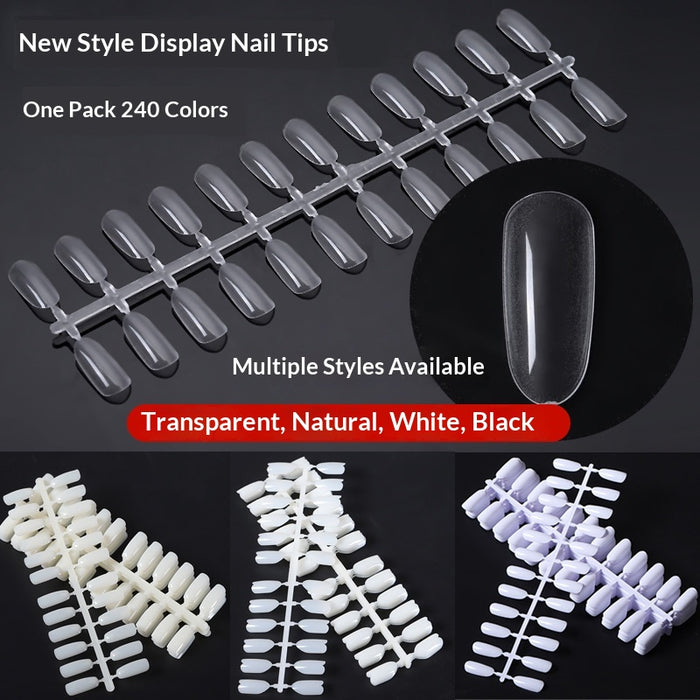Nail Color Cards 240 Pieces
