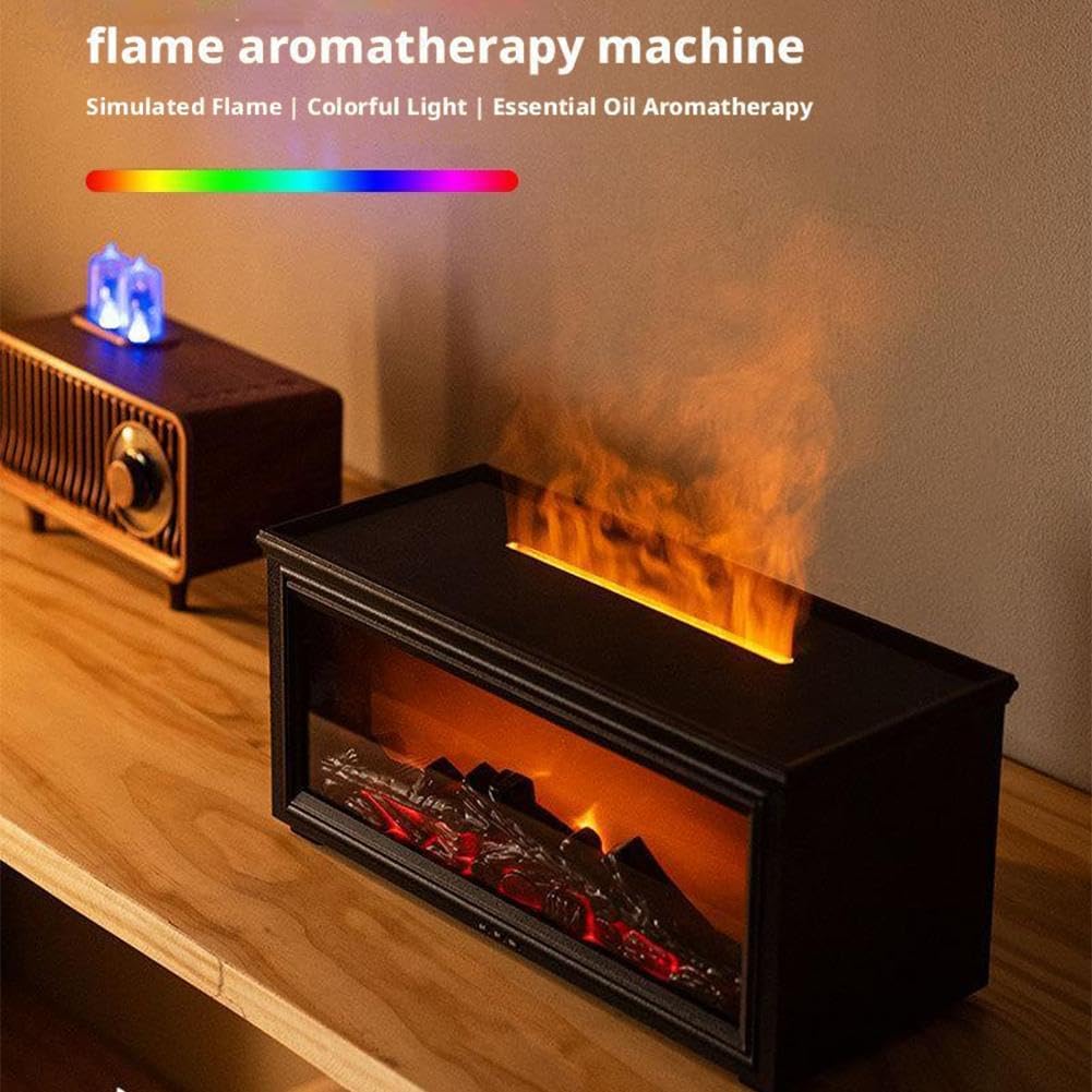 Large Capacity Creative Flame Humidifier Volcano Aromatherapy Machine Smoke Ring