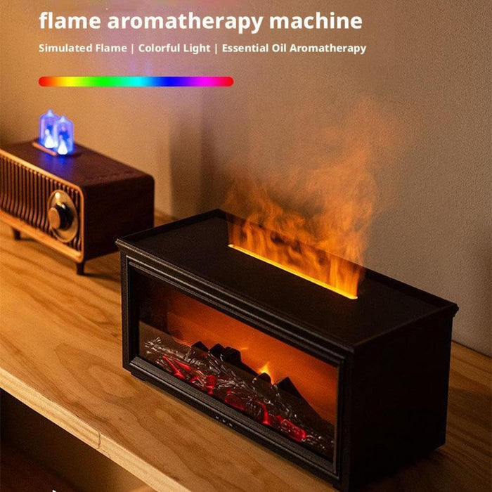 Large Capacity Creative Flame Humidifier Volcano Aromatherapy Machine Smoke Ring